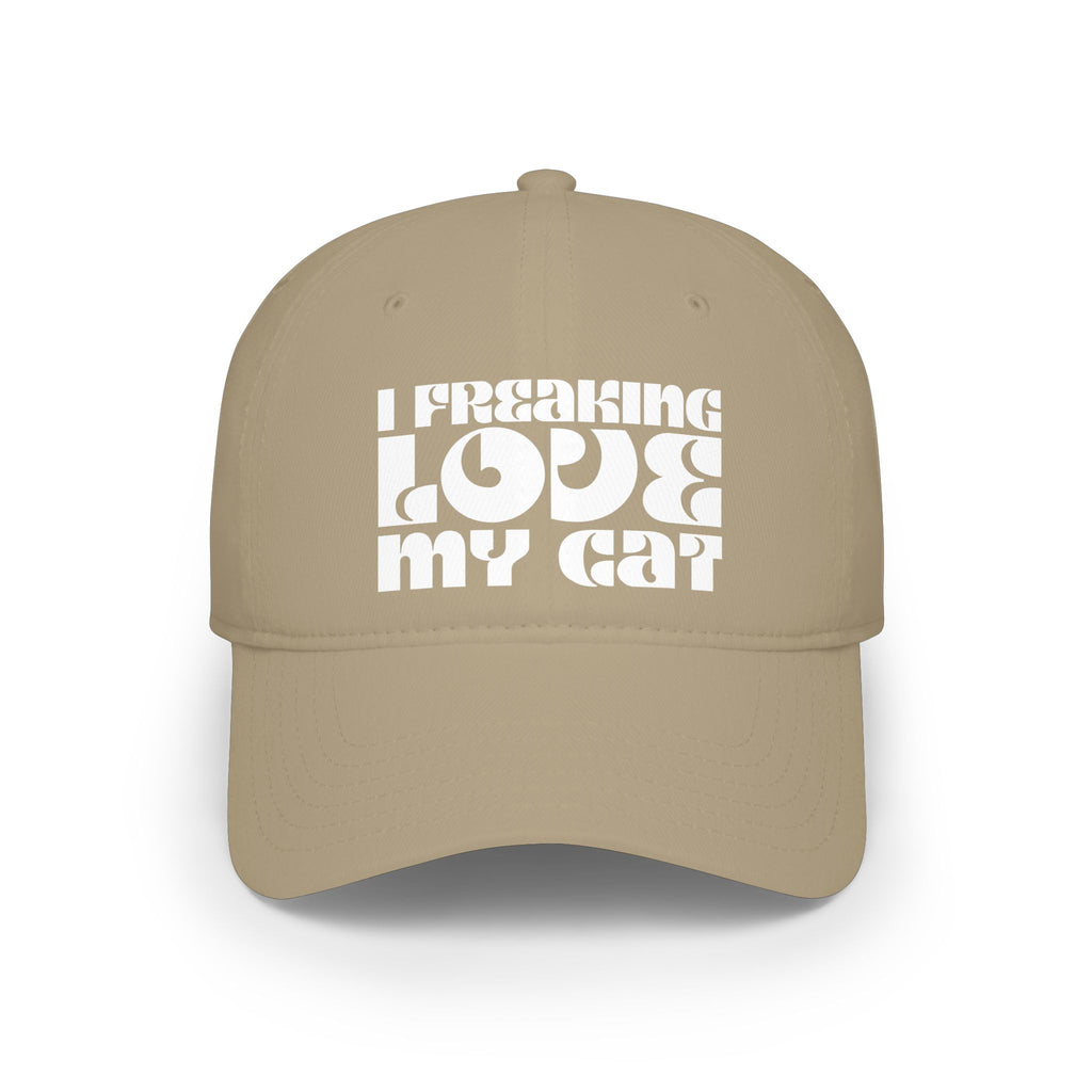 I Freaking Love My Cat Baseball Cap