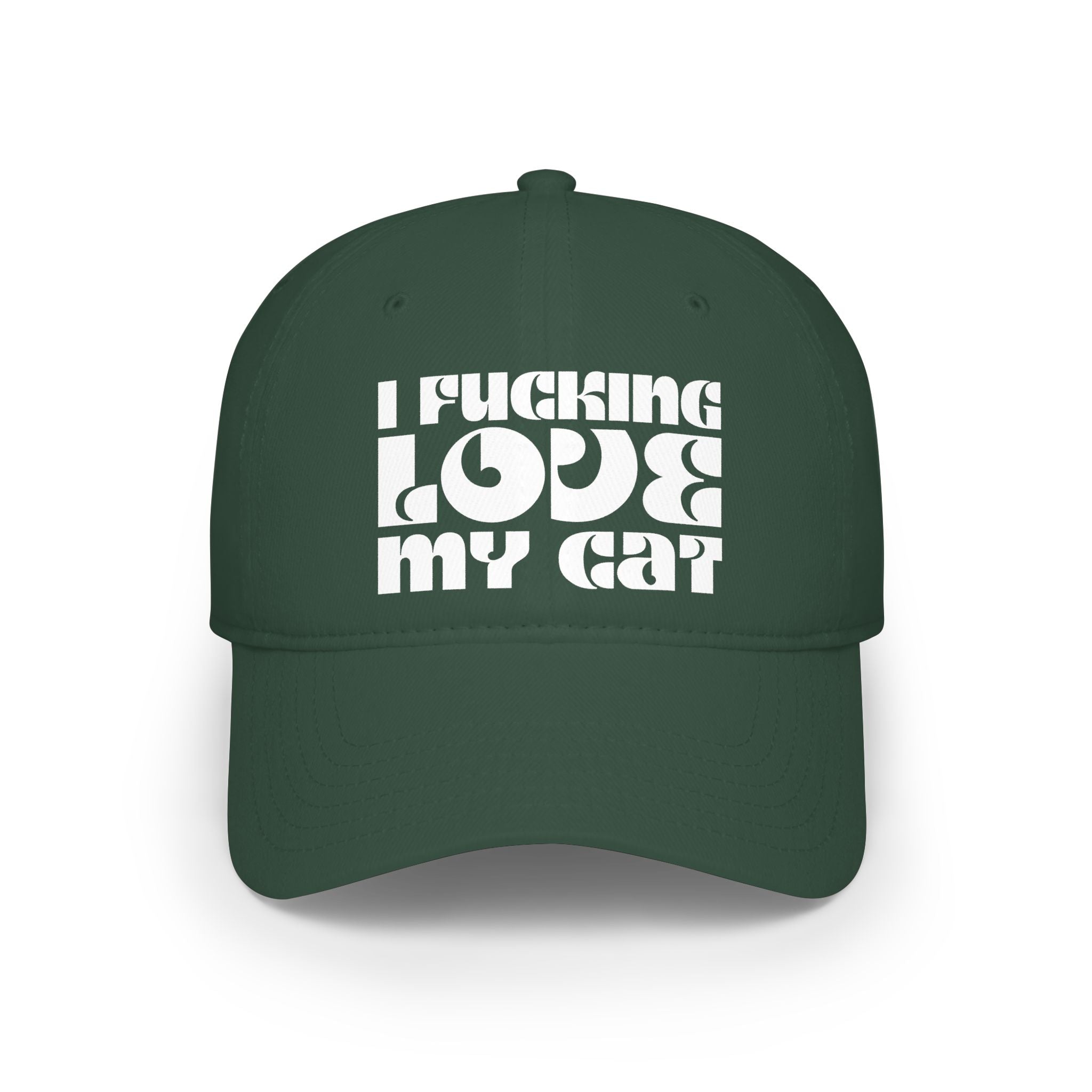 I Fucking Love My Cat Baseball Cap