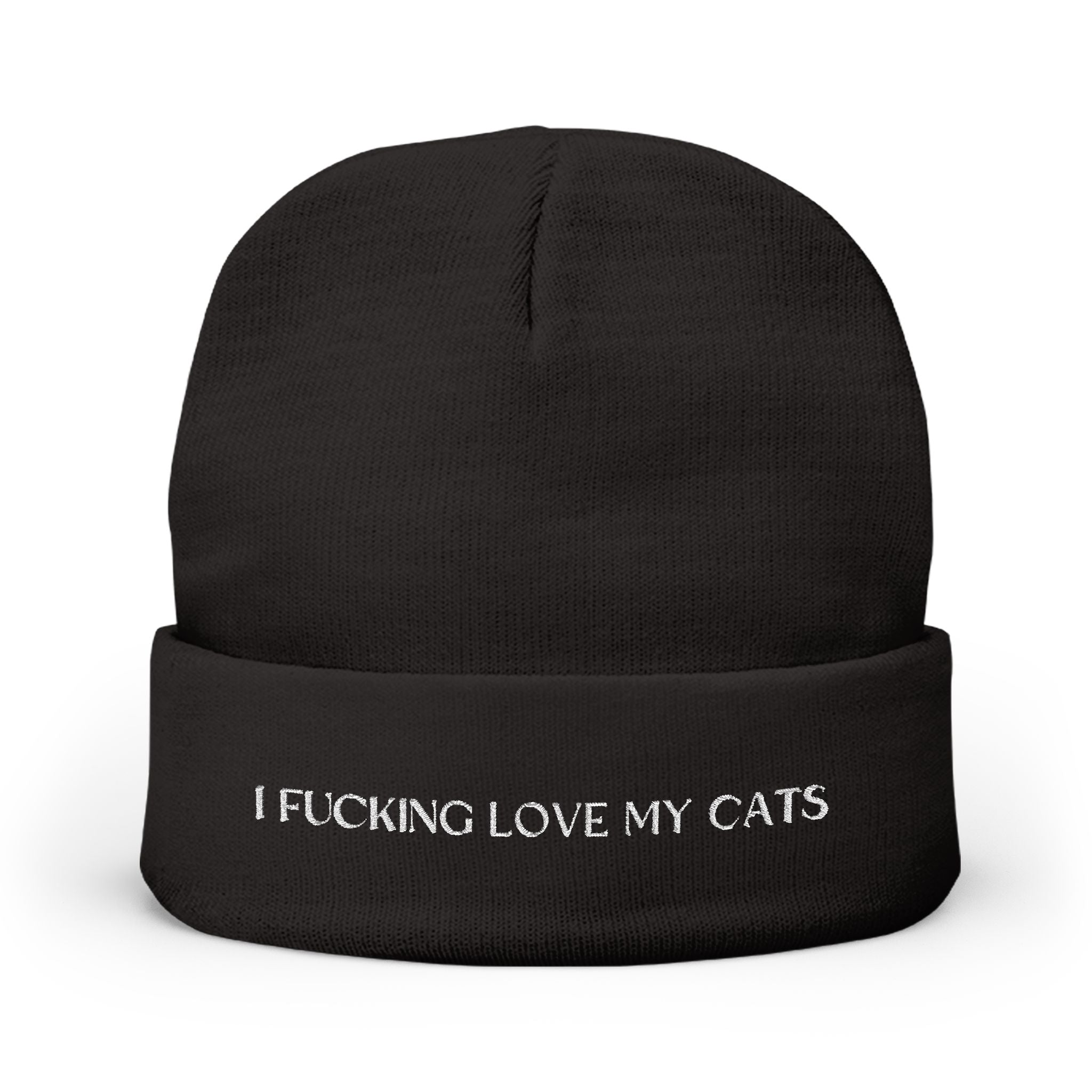 I Fucking Love My Cats Beanie