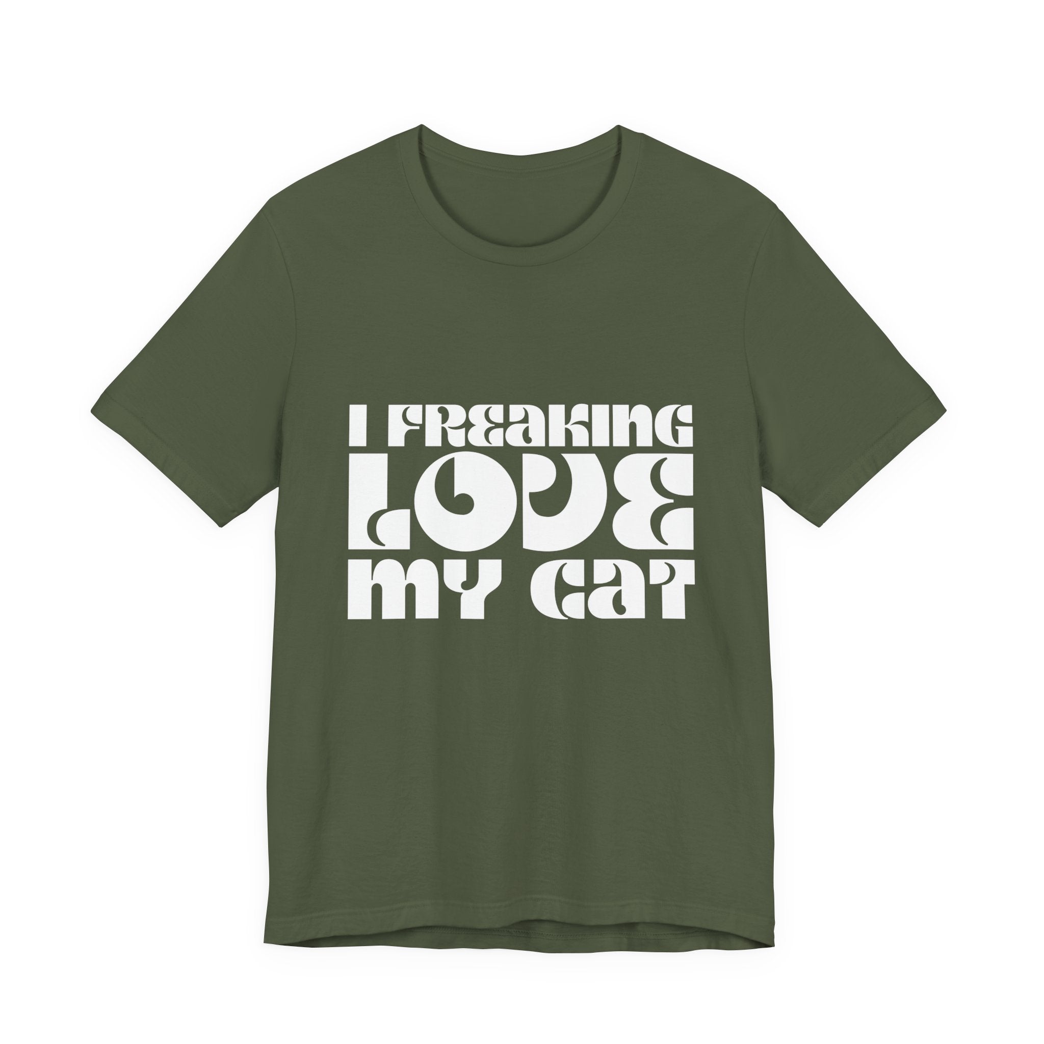 I Freaking Love My Cat Tee Shirt