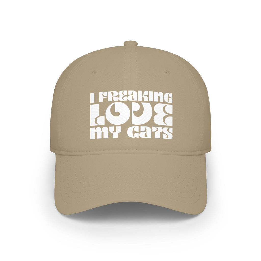 I Freaking Love My Cats Baseball Cap