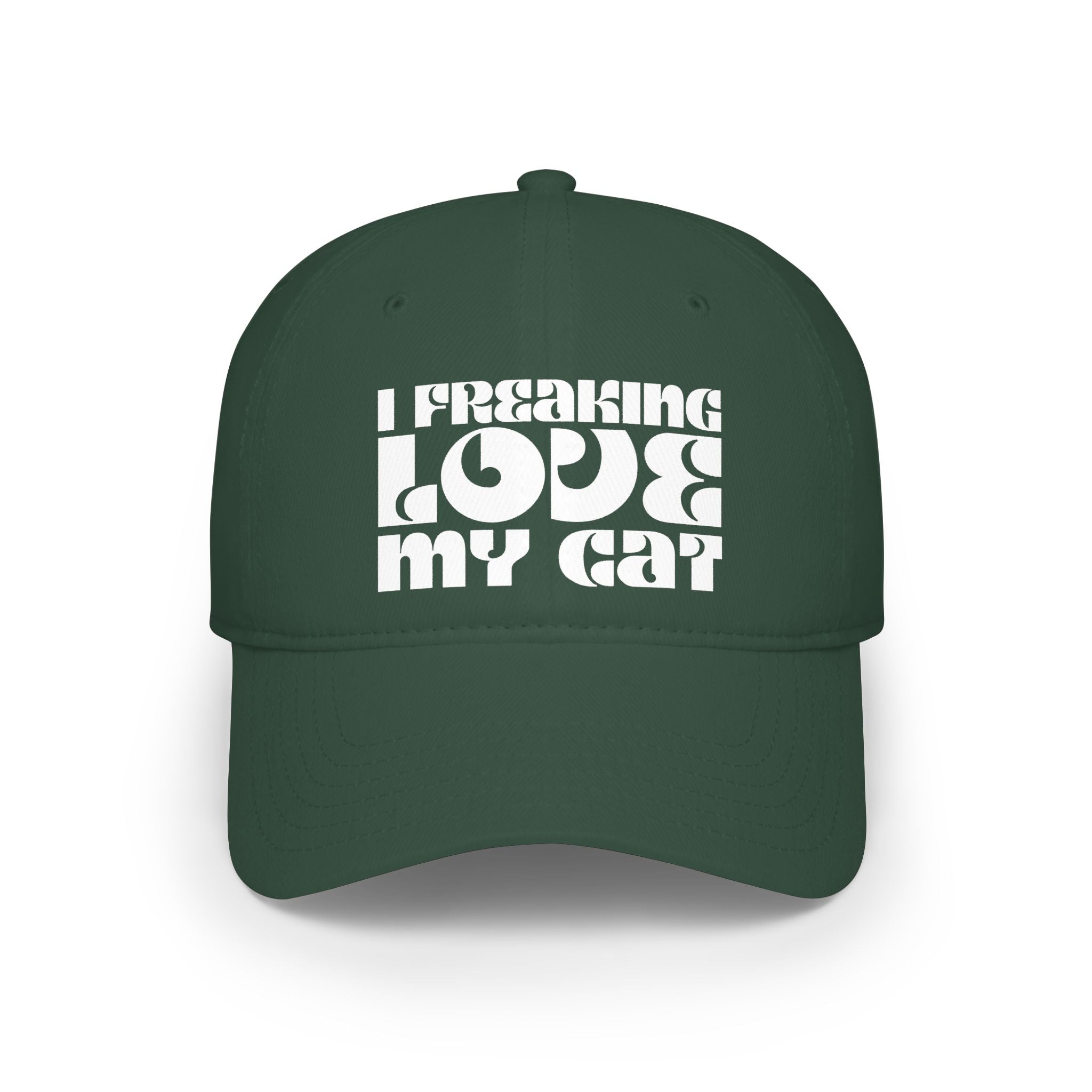 I Freaking Love My Cat Baseball Cap