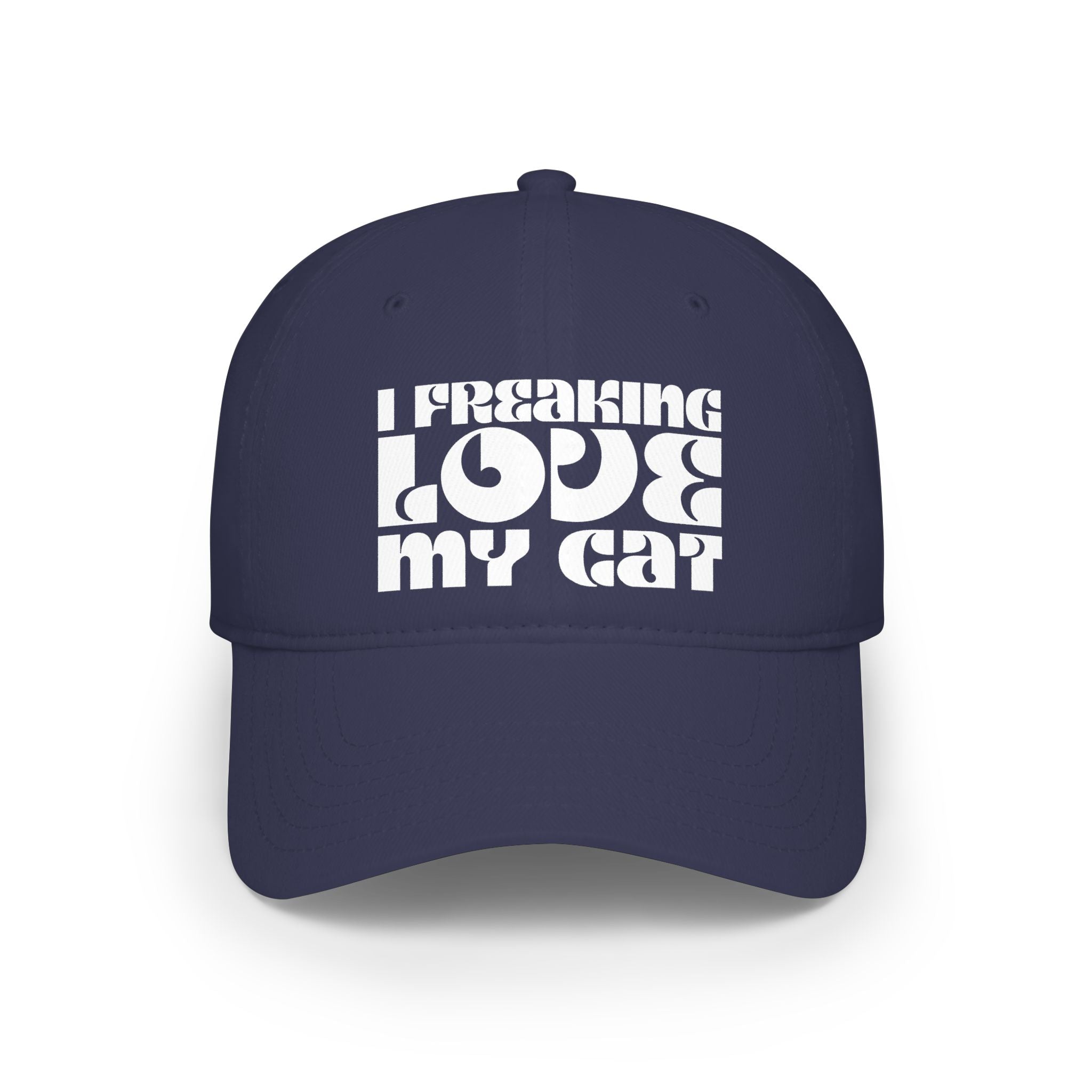 I Freaking Love My Cat Baseball Cap