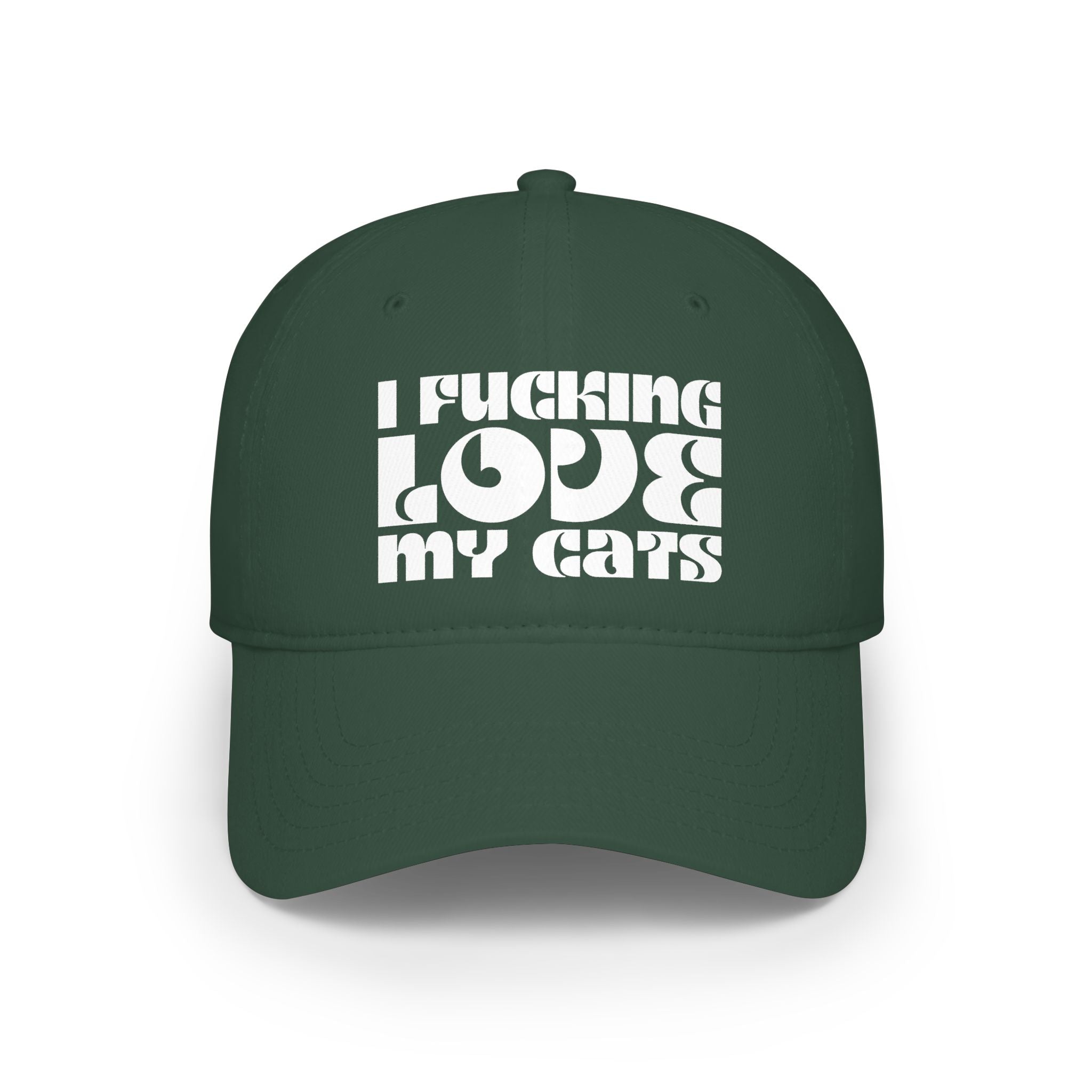 I Fucking Love My Cats Baseball Cap