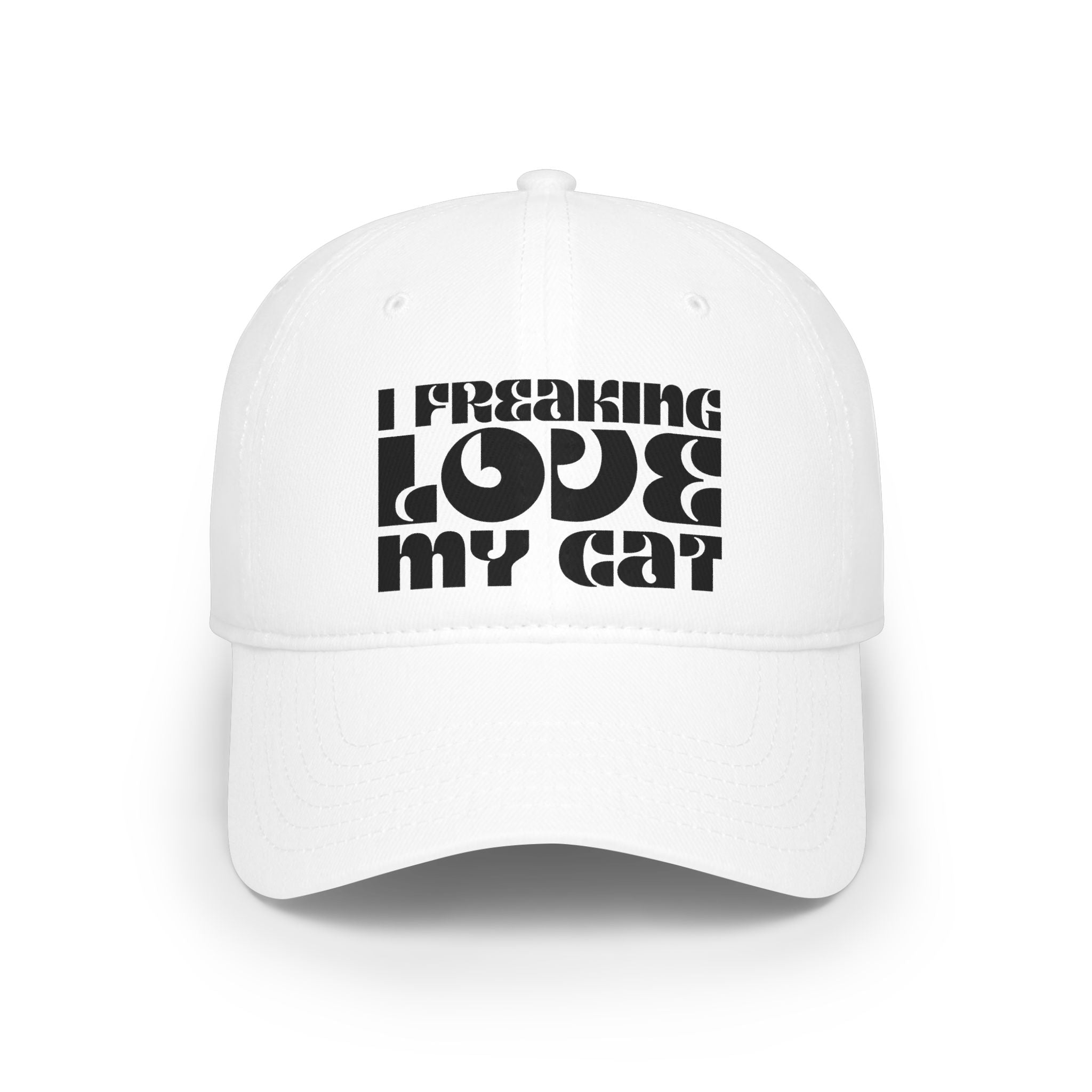 I Freaking Love My Cat Baseball Cap