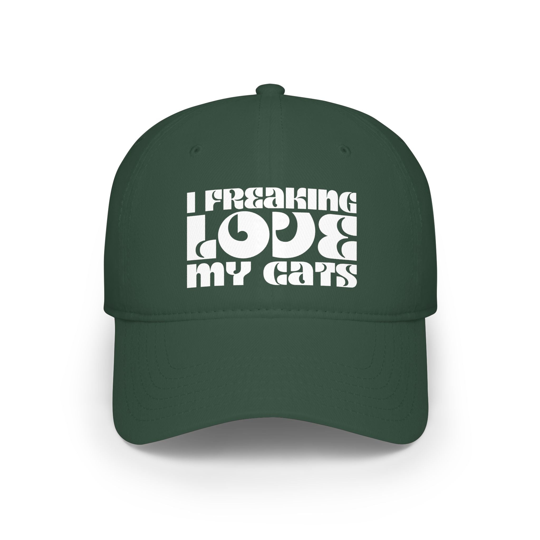 I Freaking Love My Cats Baseball Cap