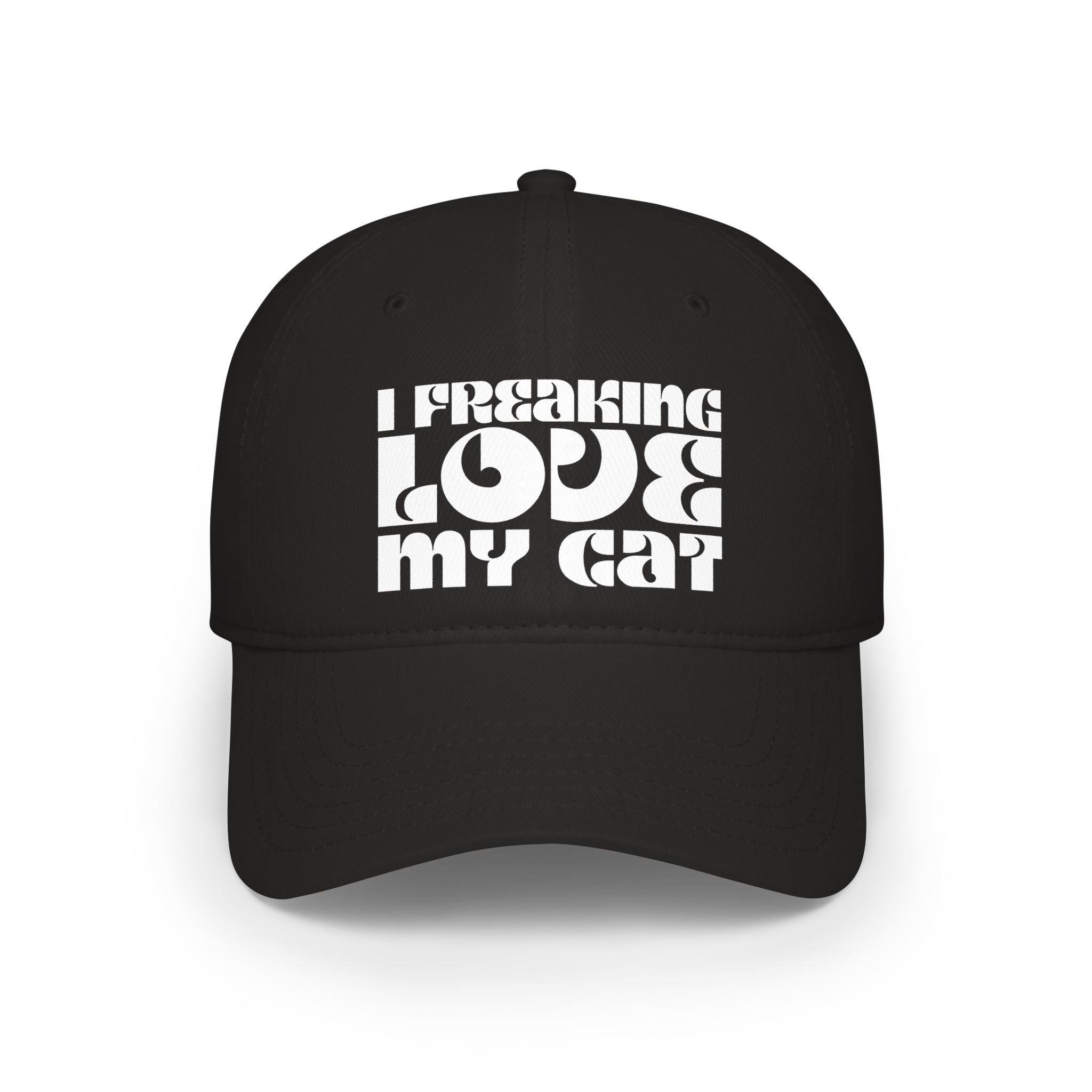 I Freaking Love My Cat Baseball Cap