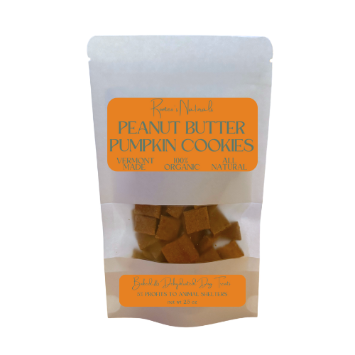 Mini Organic Peanut Butter Pumpkin Cookies