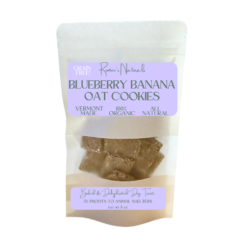 Grain Free Organic Blueberry Banana Cookies