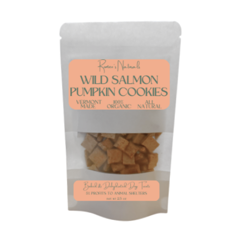 Mini Organic Wild Salmon Pumpkin Cookies